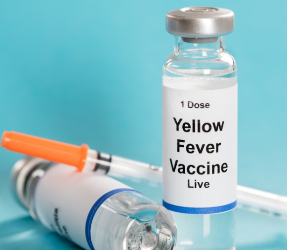 Vials-of-Yellow-Fever-Vaccine-With-a-Syringe